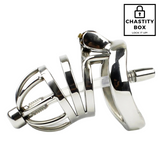 Stainless Steel Rings Chastity Cage